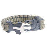 Multifunctional Outdoor Survival Paracord Bracelet Gear Kit