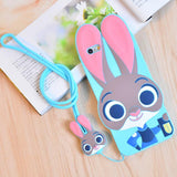 ZOOTOPIA 3D Silicone Cover For iPhone 5S SE 6 6s 7 Plus Lovely Cute Phone Accessories